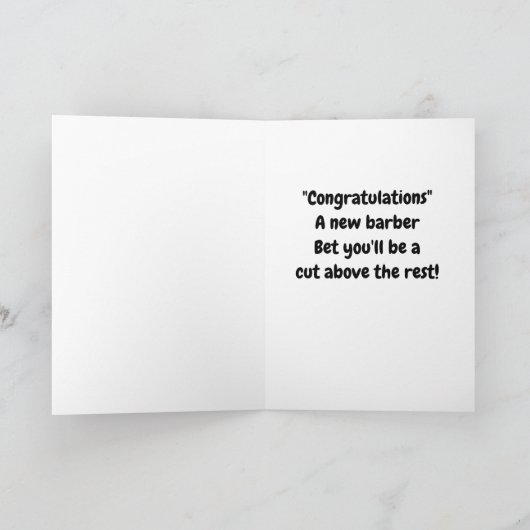 *MOO OVER IT* NIEUW **BARBER** BOVEN DE REST GESNE KAART (Binnen)