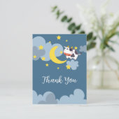 Moo Over the Moon Baby shower Invitation (Debout devant)