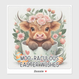 Moo-raculous Paaswensen - Pasen Sticker
