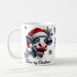 Moo-rry Christmas-Mok Koffiemok
