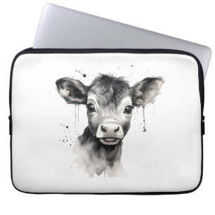 🔌💻 "Moo-Tech" Koe Print Electronics Bag 💻 Laptop Sleeve