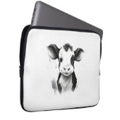🔌 💻 "Moo-Tech" Vache Imprimer sac électronique � (Devant droit)