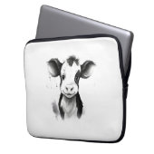 🔌 💻 "Moo-Tech" Vache Imprimer sac électronique � (devant gauche)
