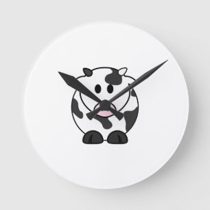 Moo Tijd – Mooie Koe Wandklok Ronde Klok