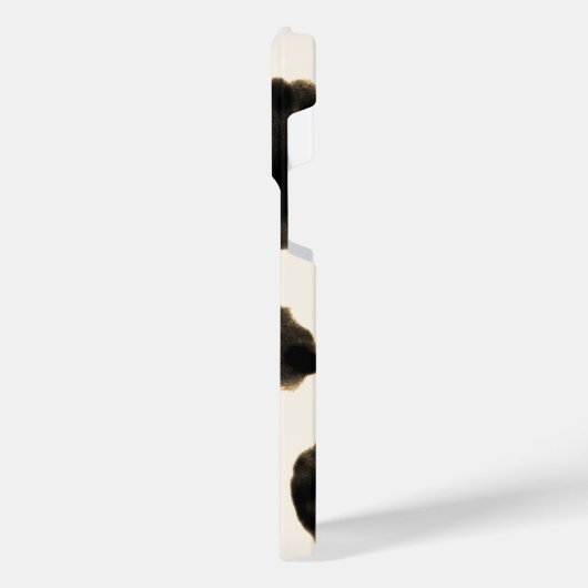 Moo-ve in stijl: Koe Print iPhone Hoesje (Linkerkant)