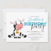 Moo-velous Anniversaire Célébration Invitation (Devant)