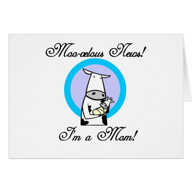 Moo-velous New Mam Tshirts and Gifts (Voorkant Horizontaal)