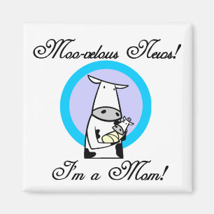 Moo-velous New Mam Tshirts and Gifts Magneet