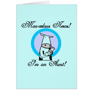 Moo-velous Nieuwe Tante Tshirts en Geschenken