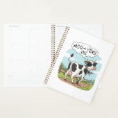 "Moo-ving On" Cow - Funny & Stylish Farm Humor! (Devant avec enveloppe)