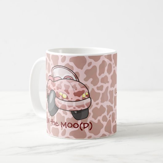 Moo Voiture Café Mug (Devant gauche)