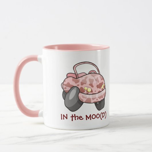 Moo Voiture Mug (Gauche)