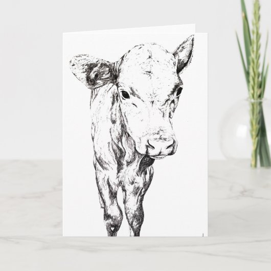 Moo Wenskaart Kaart (Voorkant)