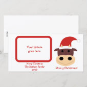 Moo-y Christmas! Vakantie cadeaus en kaarten (Voorkant / Achterkant)