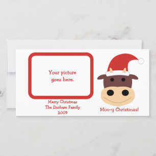 Moo-y Kerstmis! Vakantieggiften en -kaarten Feestdagenkaart