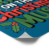 Mood Bring On The Christmas Music Holiday Vibes Da Poster (Hoek)