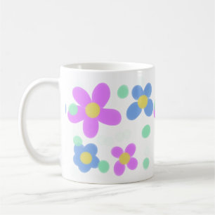 Mood Dots Floral Imprimer Mug
