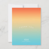 Mood Gradient Mariage Merci Tropical Sky ID741 (Devant)