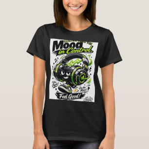 Mood in Control Koptelefoon Vrouw Biologische Kato T-shirt