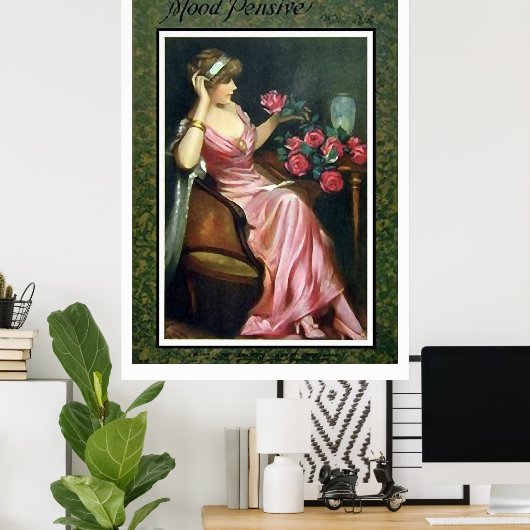 Mood Pensive Poster (Thuiskantoor)