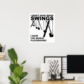 Mood Playground Funny Poster (Thuiskantoor)