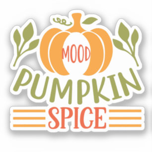 Mood Pumpkin Spice Sticker