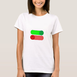 Mood Switch Emoji Vrouwen T-shirt