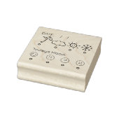 mood tracker self-care bulkjournaalplanner rubberb 	rubberstempel (Stempel)