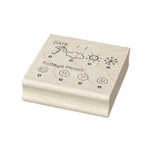 mood tracker self-care bulkjournaalplanner rubberb 	rubberstempel (Stempel)