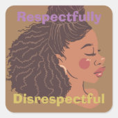 Mood Vierkante Sticker (Voorkant)