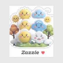 Mood Weather Stickers: Track Daily Feelings met C