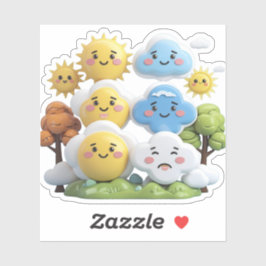 Mood Weather Stickers: Track Daily Feelings met C Sticker