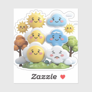 Mood Weather Stickers: Track Daily Feelings met C Sticker
