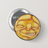 MoodBadge - Gelukkig! Ronde Button 5,7 Cm (Voorkant /achterkant)