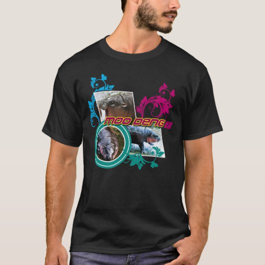 MooDeng Black Shirt (Voorkant)