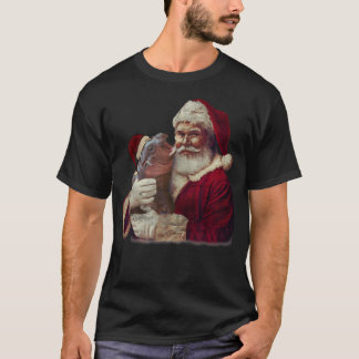 Moodeng Christmas Funny Santa Claus Mooden T-shirt