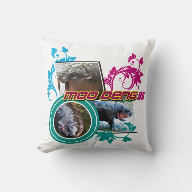 MooDeng Pillow Kussen (Voorkant)