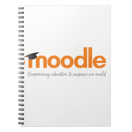 Moodle notebook: Oranje potlood Notitieboek (Voorkant)