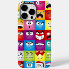 Moods and Emoticons Case-Mate iPhone 14 Pro Max Hoesje