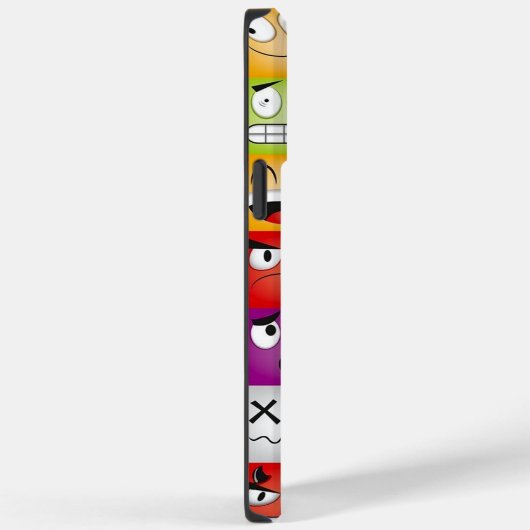 Moods and Emoticons Case-Mate iPhone Case (Achterkant / Rechts)