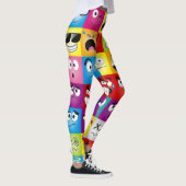 Moods and Emoticons Leggings (Rechts)