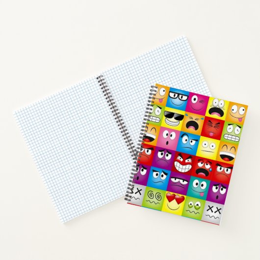Moods and Emoticons Notitieboek (Binnen)