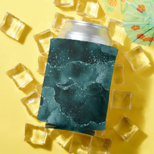 Moody Agate   Blauwgroen Groene Malachiet Rijke Je Blikjeskoeler