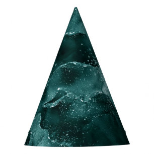 Moody Agate Blauwgroen Groene Malachiet Rijke Je Feesthoedjes