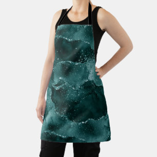 Moody Agate   Blauwgroen Groene Malachiet Rijke Je Schort