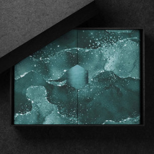 Moody Agate   Blauwgroen Groene Malachiet Rijke Je Tissuepapier