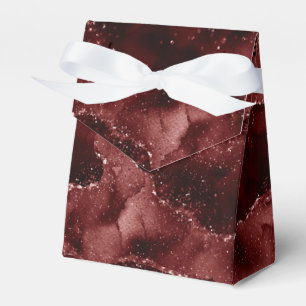 Moody Agate   Henna Bloed Rode Granaat Jewel Tone Bedankdoosjes