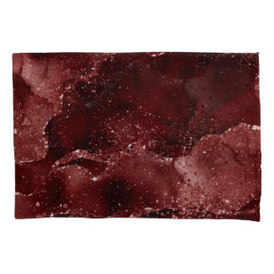 Moody Agate Henna Bloed Rode Granaat Jewel Tone Kussensloop