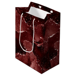 Moody Agate Henna Bloed Rode Granaat Jewel Tone Medium Cadeauzakje