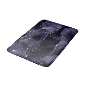 Moody Agate | Midnight Indigo Deep Paarse Glam Badmat (Gekanteld)